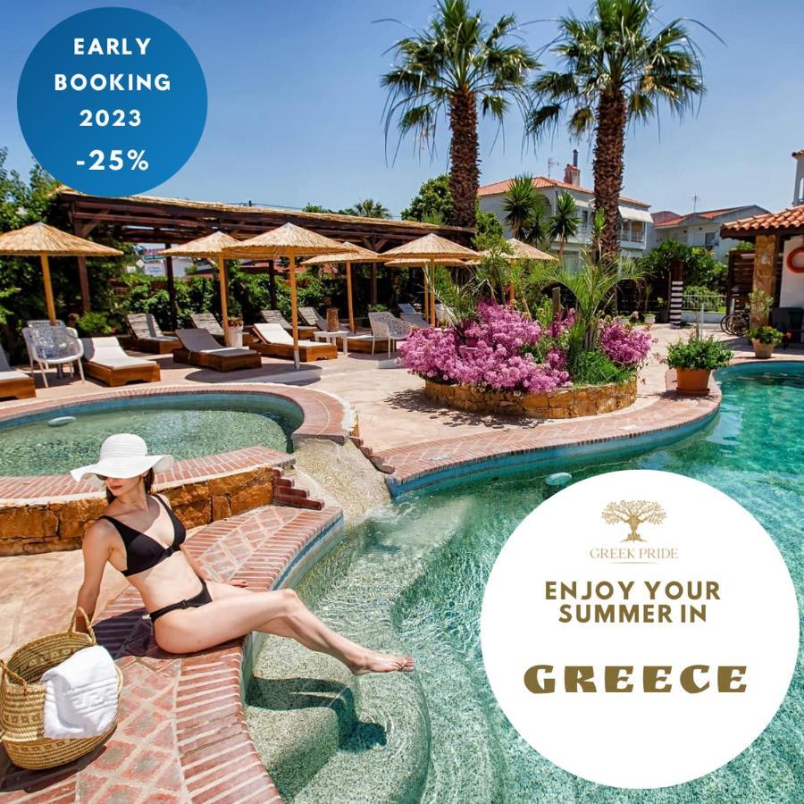 Halkidiki Greek Pride Seafront Hotel Skala Fourkas Ngoại thất bức ảnh